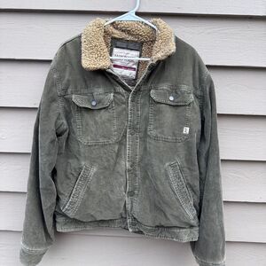 Abercrombie-fitch Women's Green and Khaki Jacket